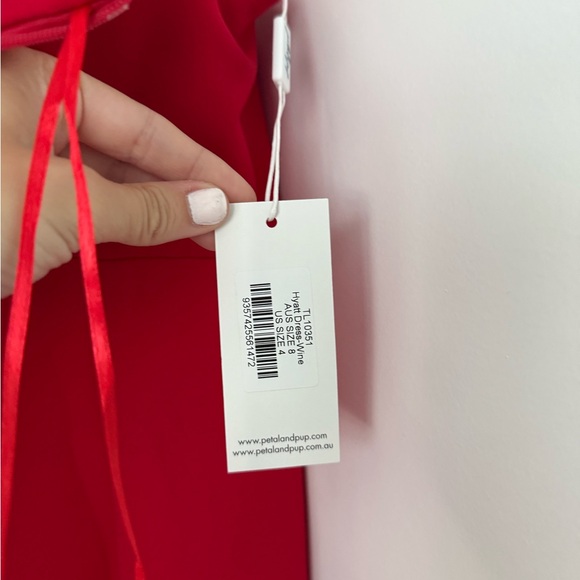 Petal and Pup Red Sleeveless Midi Dress NWT - Size 4 - Picture 10 of 10
